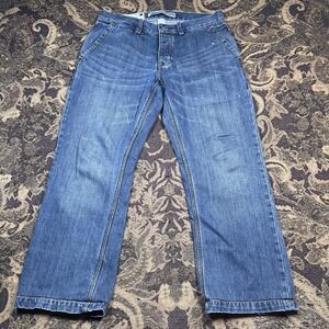 GAP Men’s Bootcut Jeans in Medium Blue Wash